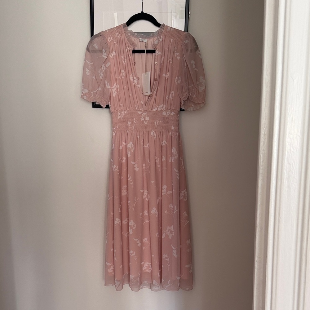 Wilfred Blush Pink Midi Dress